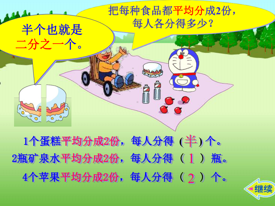 苏教版小学数学三年级上认识分数课件.ppt_第2页