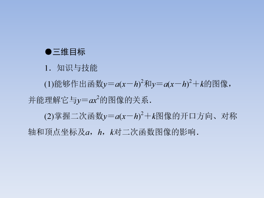 北师大版高中数学必修1二次函数的图像课件.ppt_第2页