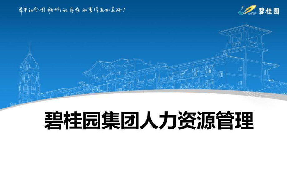 碧桂园人力资源管理体系框架概述课件.pptx_第1页