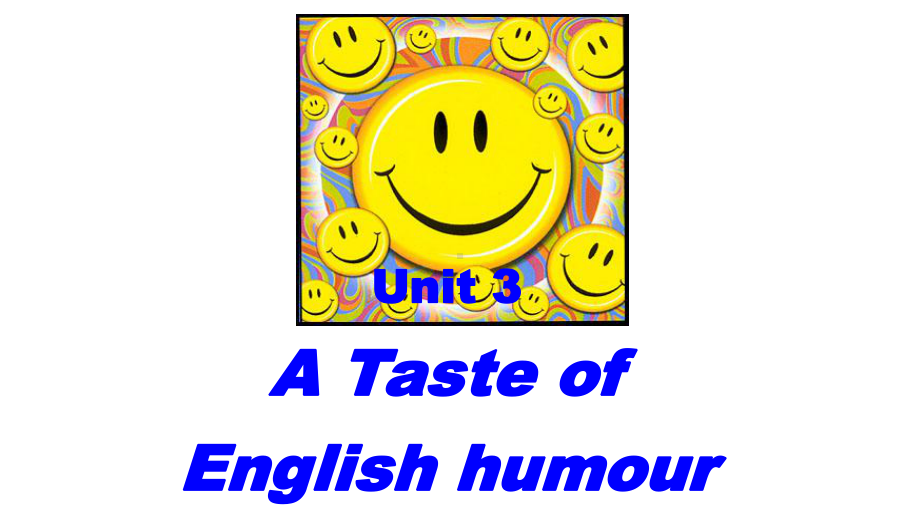 人教版高中英语必修四：Unit+3+A+taste+of+English+humour+warming+up+课件.pptx（纯ppt,不包含音视频素材）_第1页