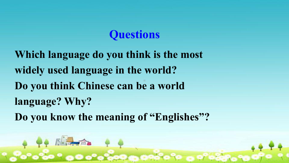 人教版高中英语必修一Unit-2《English-around-the-world》(Warming-up)课件.ppt（纯ppt,不包含音视频素材）_第3页