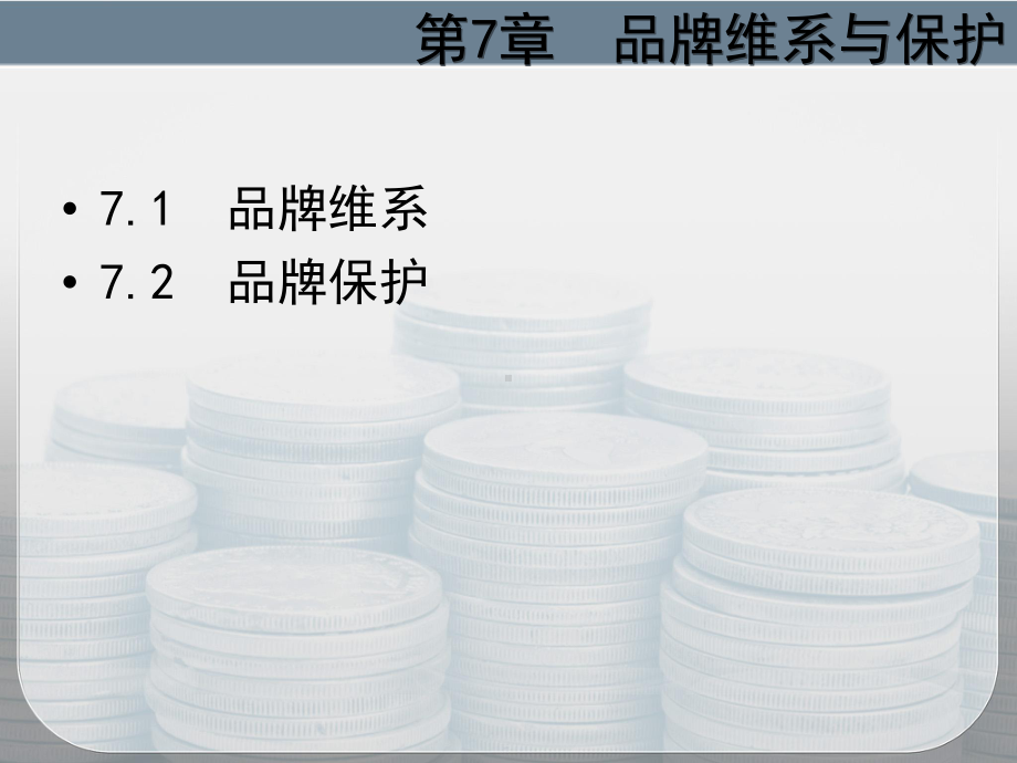 第7章-品牌维系与保护课件.ppt_第1页