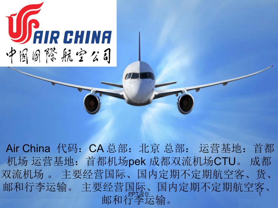 国内所有航空公司课件.ppt_第1页