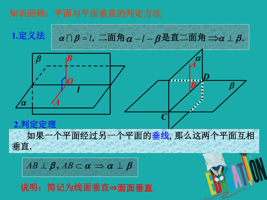 北师大版高中数学必修二课件：1622面面垂直的性质定理.ppt_第2页