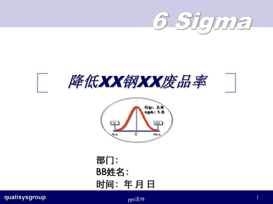 六西格玛质量项目案例课件.ppt_第1页