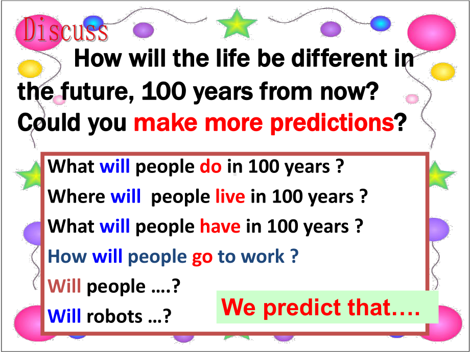 人教新目标版八年级上册-Unit-7-Will-people-have-robots-Section-A-Period-2-2a-3c课件.pptx（纯ppt,不包含音视频素材）_第3页