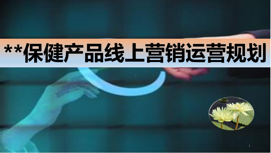 某保健品线上运营规划教学课件.ppt_第1页