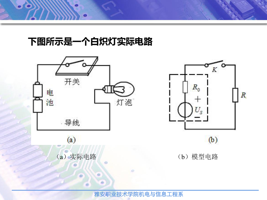 雅安职业技术学院机电与信息工程系电流电压和电动势的参考方向课件.ppt_第3页