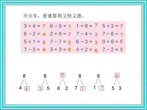 得数是8的加法和相应的减法课件.pptx