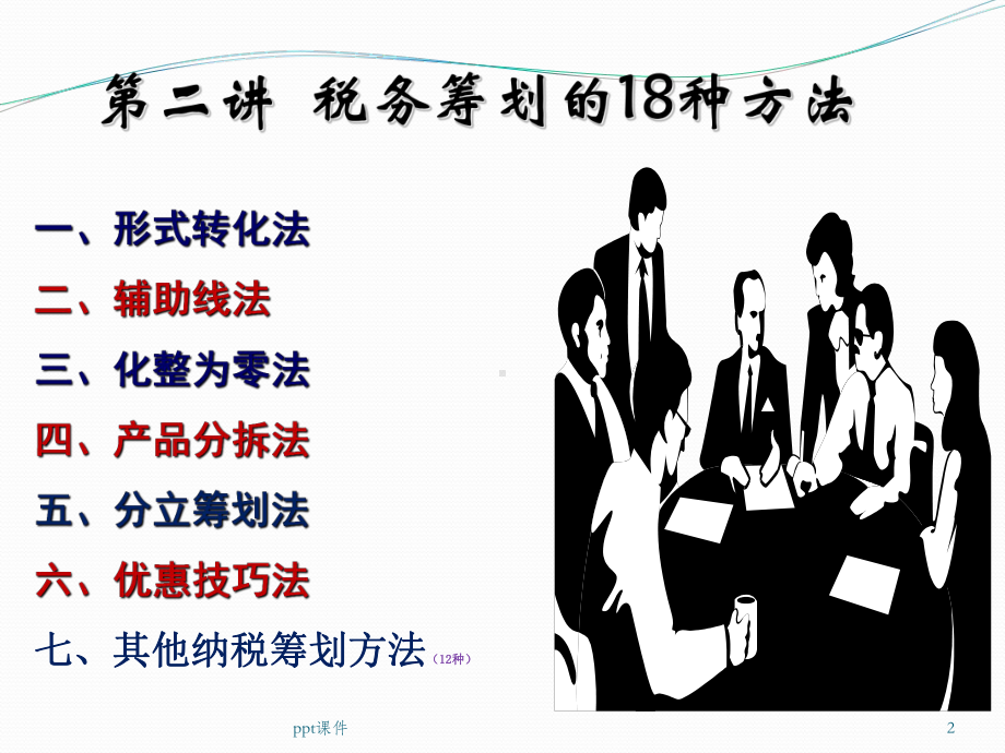 第二讲-税务筹划的18种方法课件.ppt_第2页