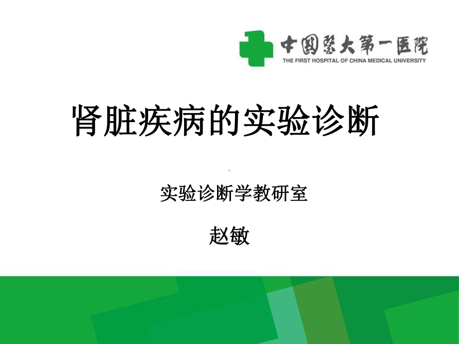 肾脏疾病的试验诊断课件.ppt_第1页