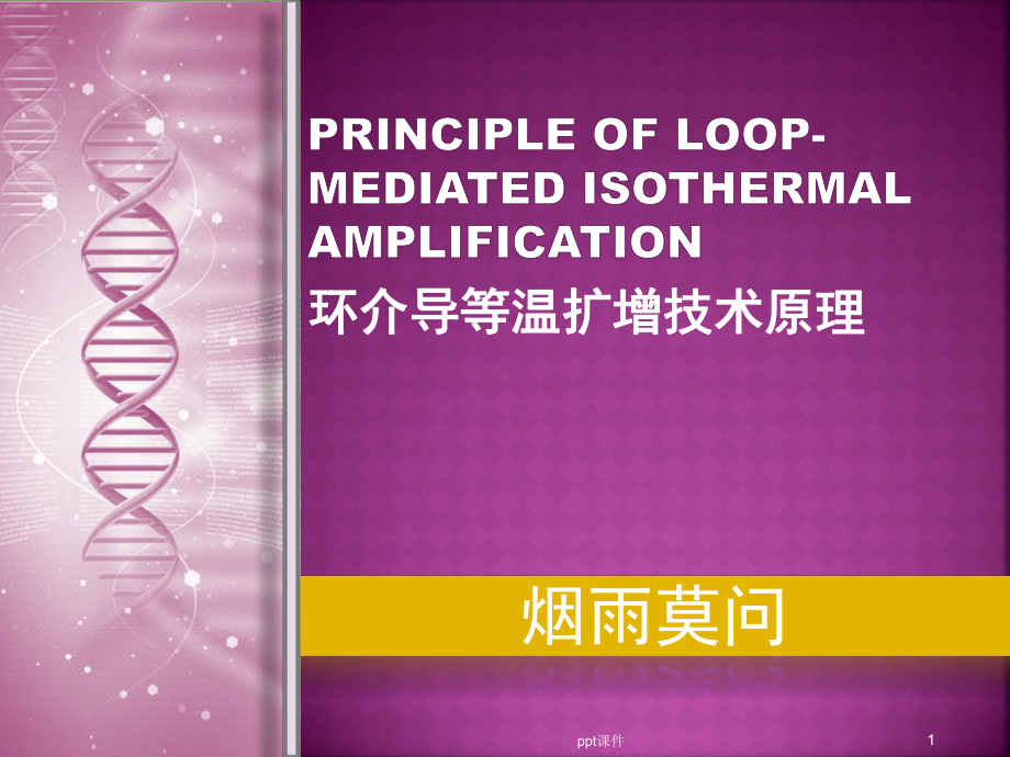 环介导等温扩增技术原理课件.ppt_第1页