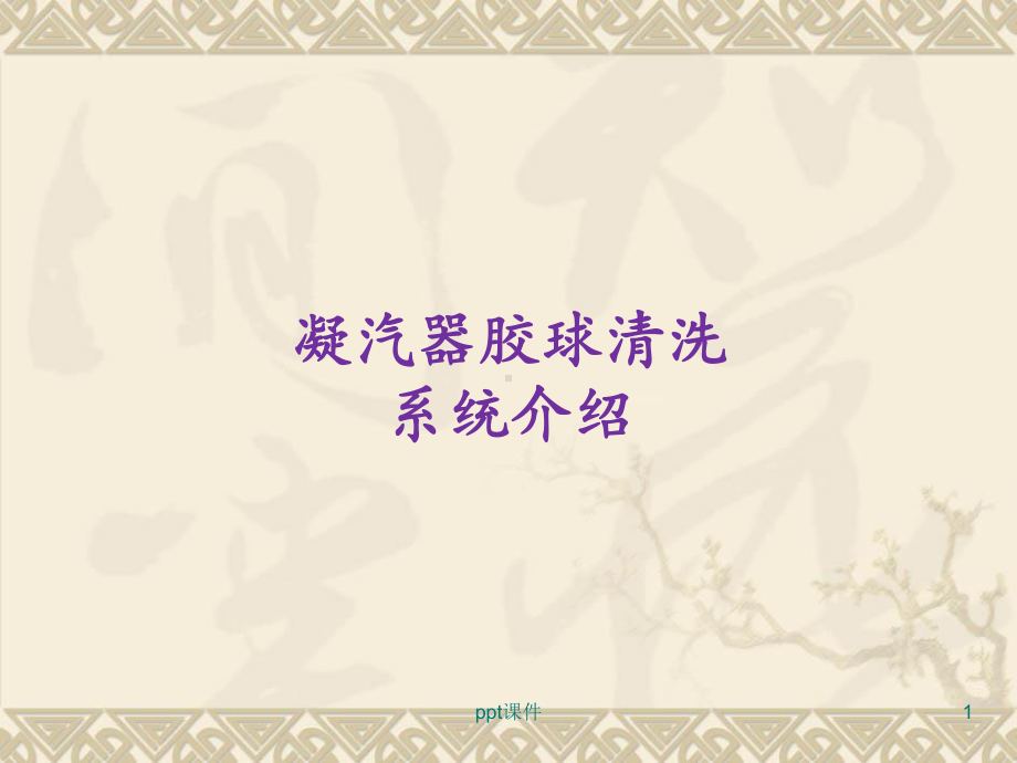 胶球清洗系统课件.ppt_第1页