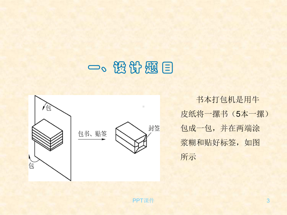 机械原理课程设计-书本打包机课件.ppt_第3页