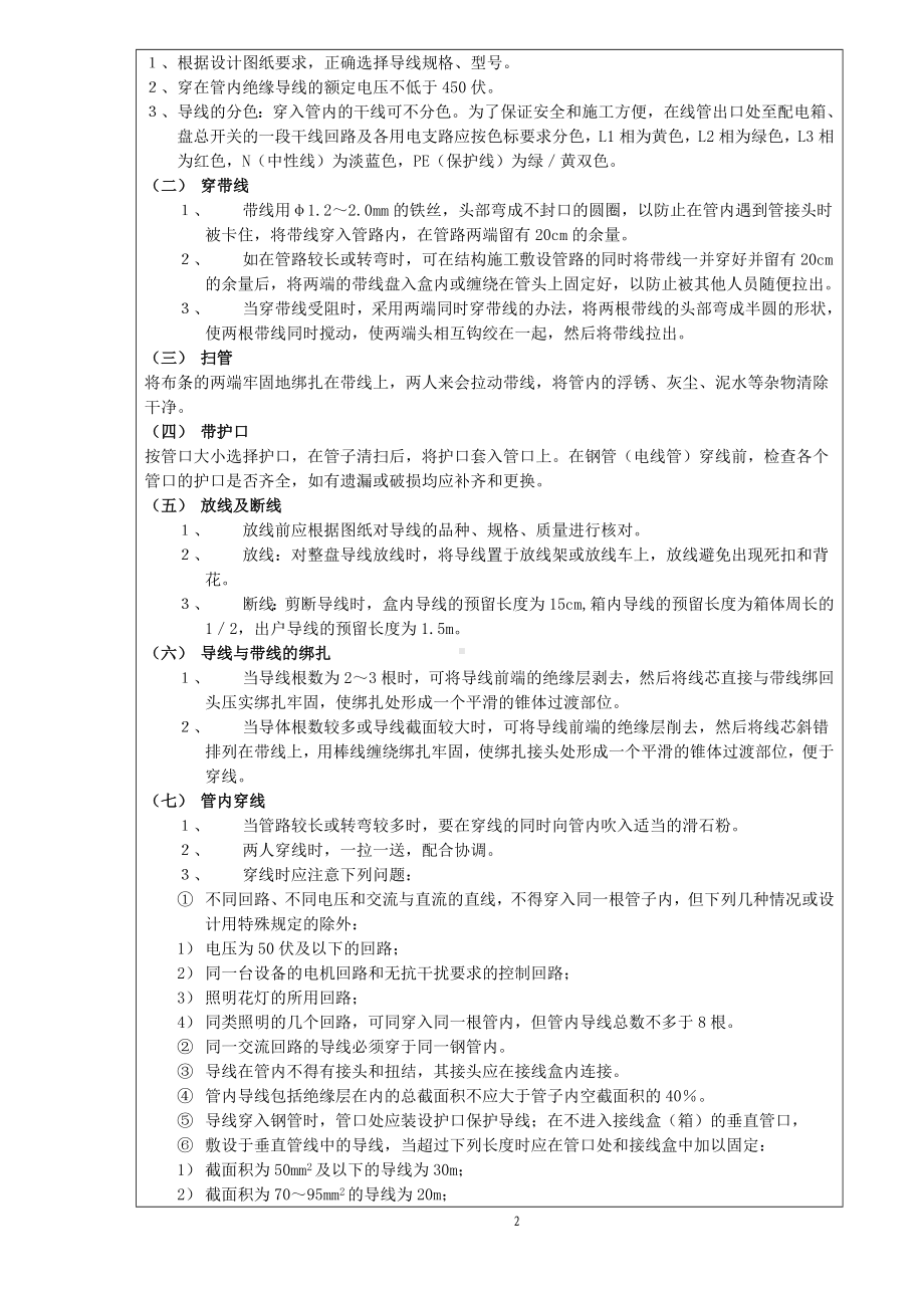 管内配线施工技术交底.doc_第2页