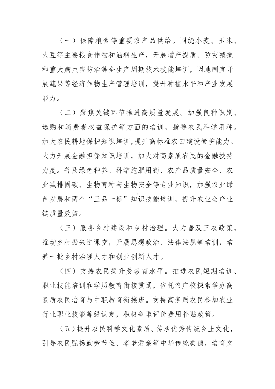 XX地区高素质农民培育工作实施方案.docx_第2页