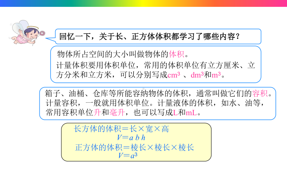 小学五年级数学下册第三单元长方体和正方体的体积巩固练习课件.pptx_第2页