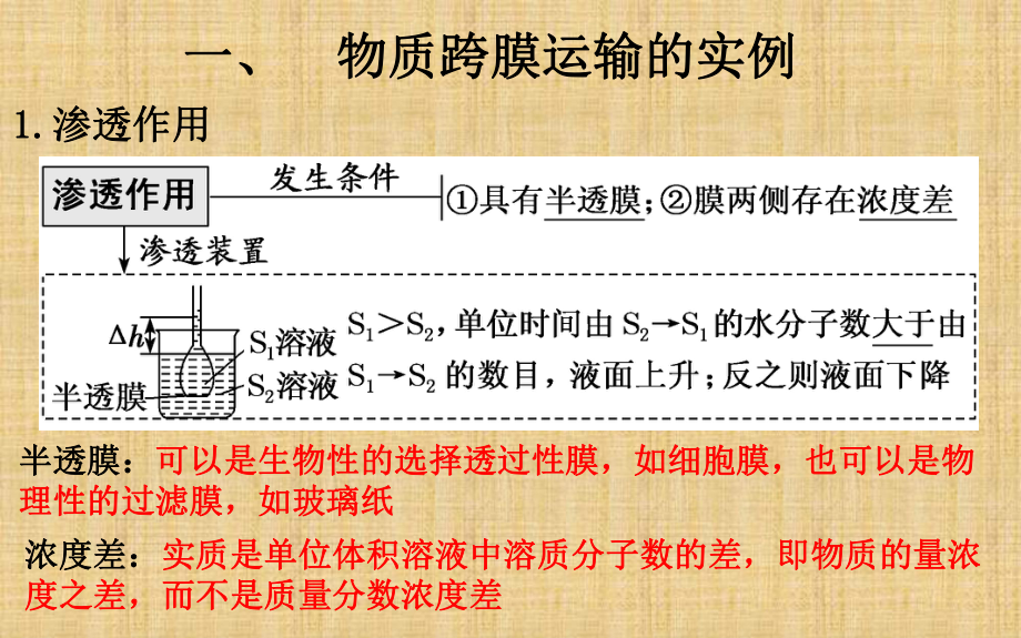 高考生物二轮复习教学课件：物质跨膜运输的实例和方式.ppt_第3页