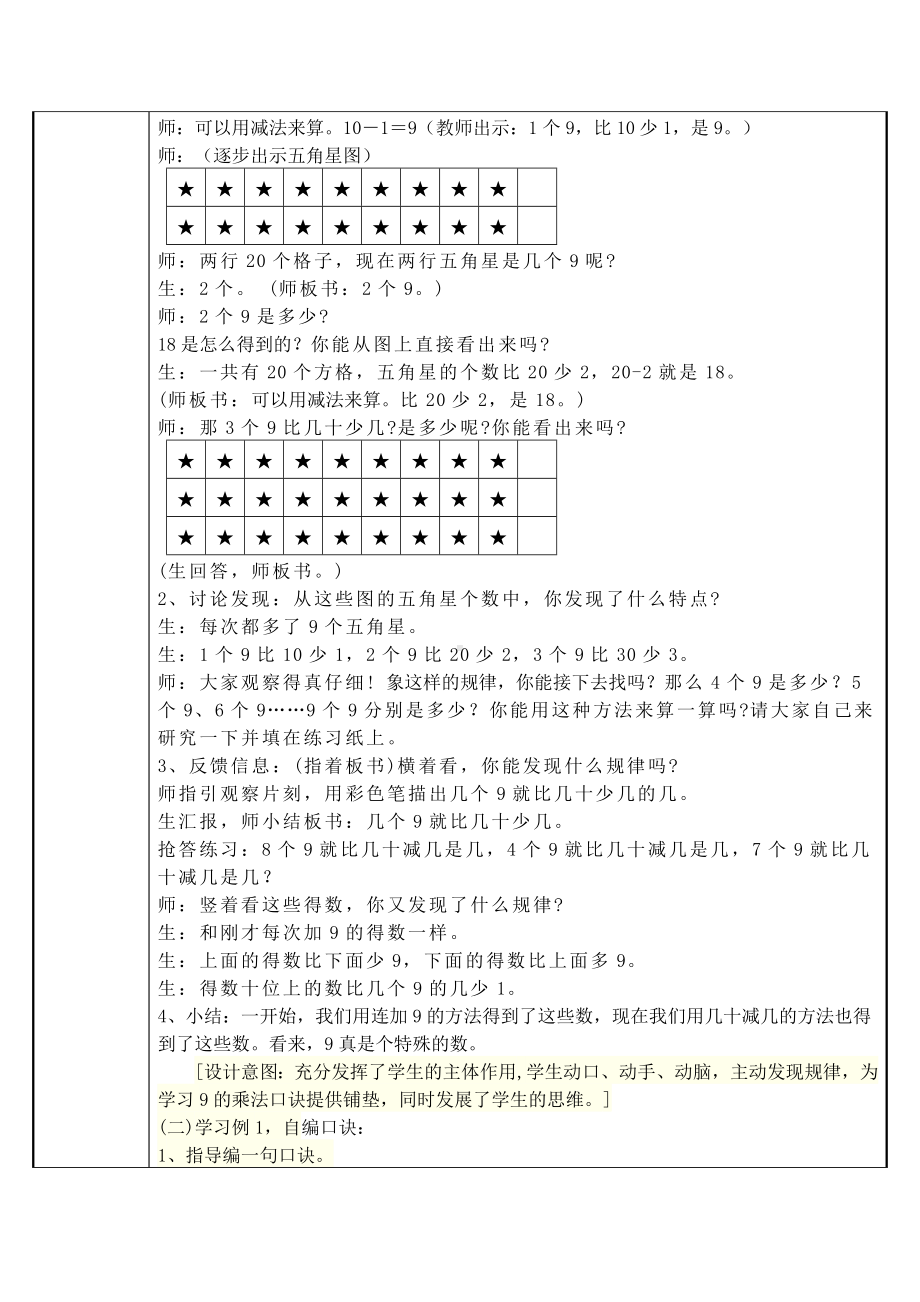 二年级数学上册教案-6.39的乘法口诀1-人教版.docx_第2页