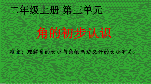 二年级上册数学教学课件-3.角的初步认识71-人教版(共21张PPT).ppt