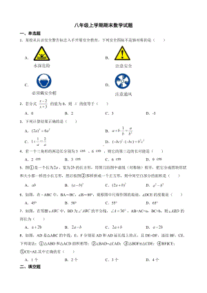 江西省赣州市定南县八年级上学期期末数学试题（附答案）.pdf