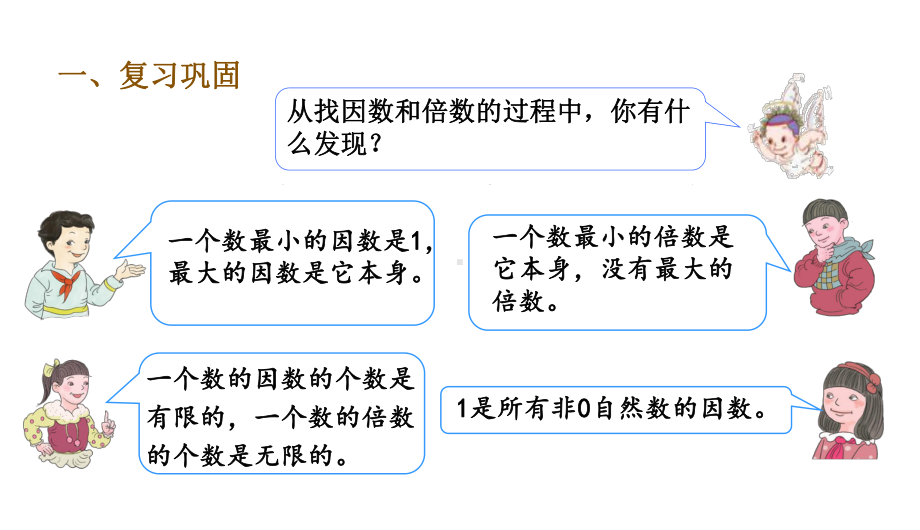 五年级下册数学课件-第3课时因数与倍数练习课｜人教版(共8张PPT).ppt_第2页