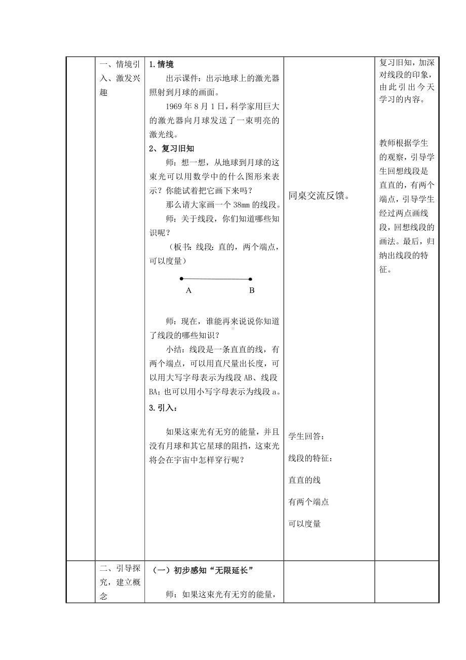 四年级上册数学教案-5.2 几何小实践（线段射线直线）▏沪教版(6).docx_第2页