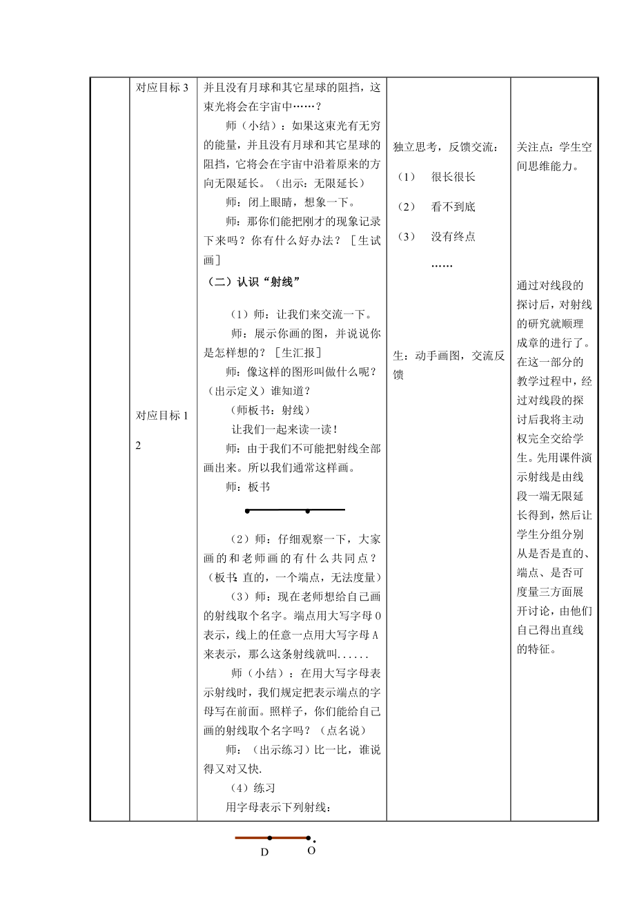 四年级上册数学教案-5.2 几何小实践（线段射线直线）▏沪教版(6).docx_第3页