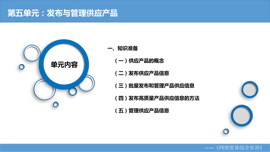 《网络贸易综合实训教程》课件第五单元 发布与管理供应产品 实训任务.pptx_第2页