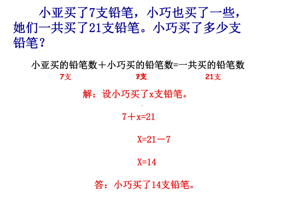 五年级上册数学课件-4.4 简易方程（列方程解应用题）▏沪教版 (共14张PPT).ppt_第3页