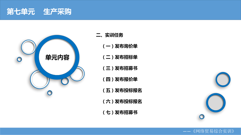 《网络贸易综合实训教程》课件第七单元 生产采购 实训任务.pptx_第3页