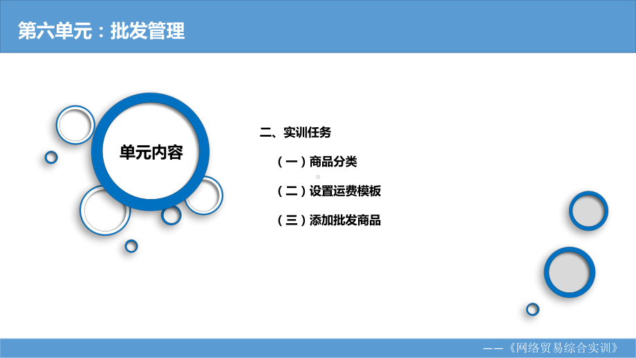 《网络贸易综合实训教程》课件第六单元 批发管理 知识准备.pptx_第3页