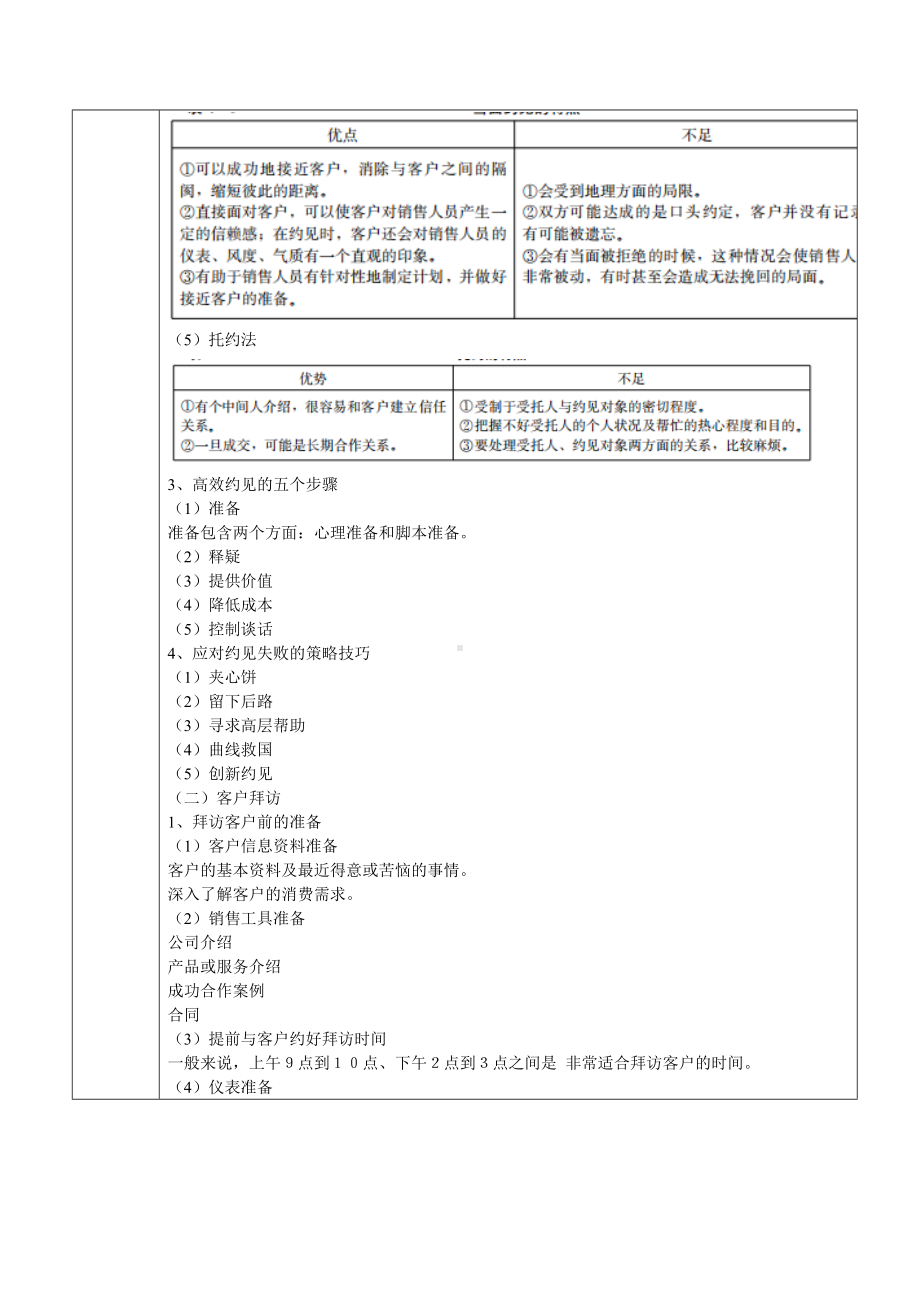 《销售技巧（第2版）》教案项目四 客户开发与拜访.doc_第3页