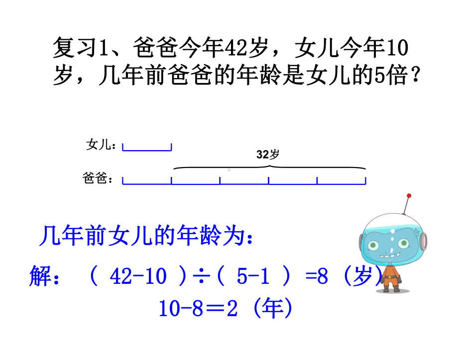 四年级奥数上册课件-年龄问题（一） (共15张PPT) 通用版.ppt_第2页