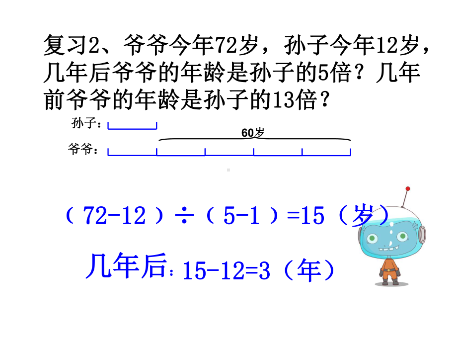 四年级奥数上册课件-年龄问题（一） (共15张PPT) 通用版.ppt_第3页