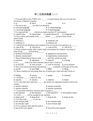 上海市华师大二附中英语自招模拟试卷(一)及答案.pdf