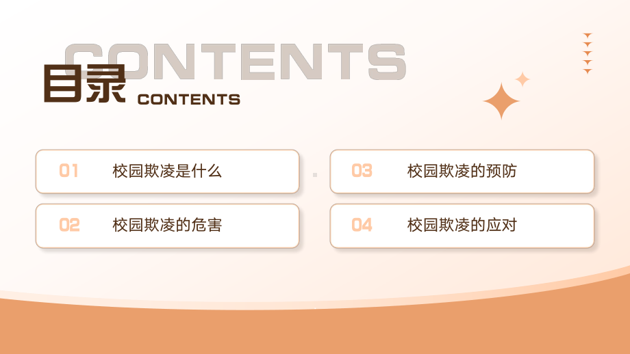 拒绝校园欺凌共建和谐校园PPT杜绝校园欺凌主题班会PPT课件（带内容）.pptx_第2页