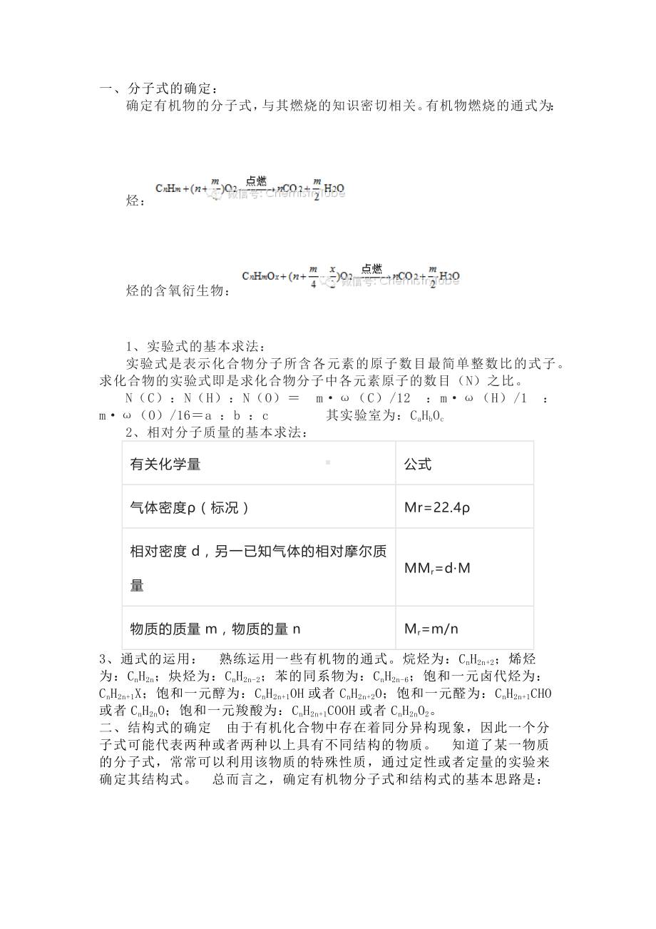 高考有机化学中常见计算类型例析.docx_第1页