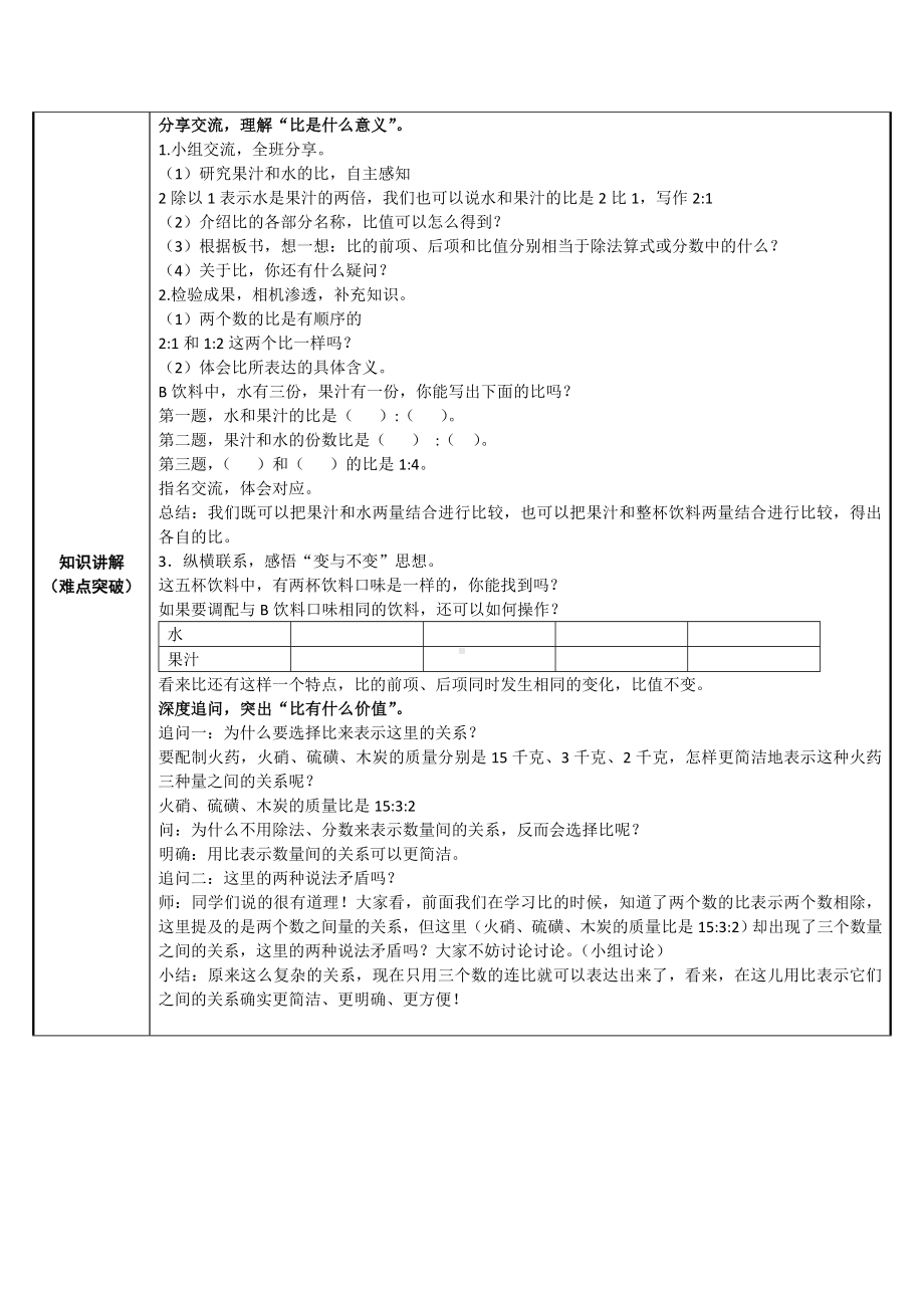 六年级上册数学教案-4. 认识比29-人教版.docx_第2页