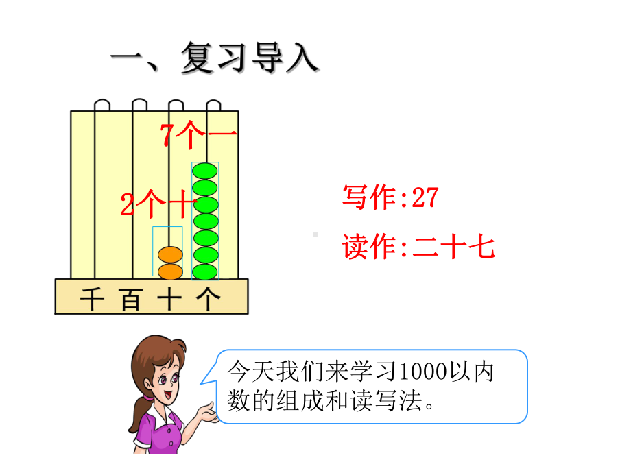 二年级数学下册课件-7.1 1000以内数的组成和读写23-人教版(共13张PPT).pptx_第3页