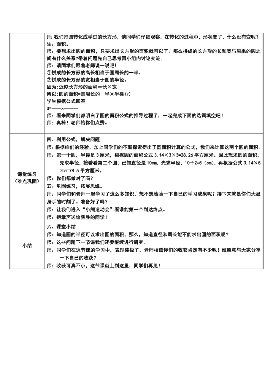 六年级上册数学教案-5.3 圆的面积37-人教版.docx_第2页