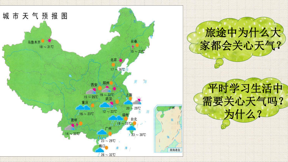 教科版三年级科学上册3-1《我们关心天气》课件.pptx_第2页