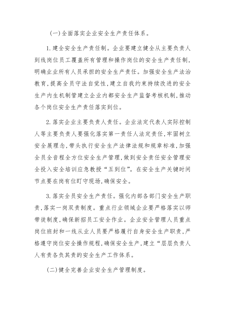 落实企业安全生产主体责任三年行动专题实施方案参考模板范本.docx_第2页