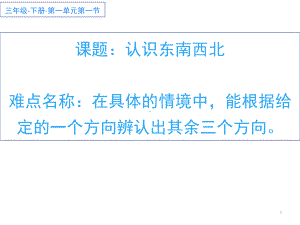 三年级数学下册课件-1认识东南西北15-人教版(共13张PPT).ppt