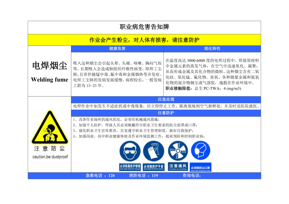 企业职业危害告知卡参考模板范本.docx_第2页