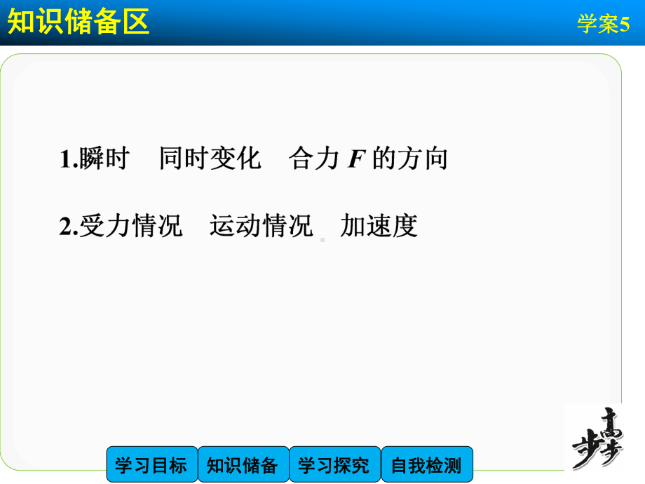 高中物理（沪科版）必修一学案配套课件：第5章 学案5 习题课：用牛顿运动定律解决几类典型问题.ppt_第3页