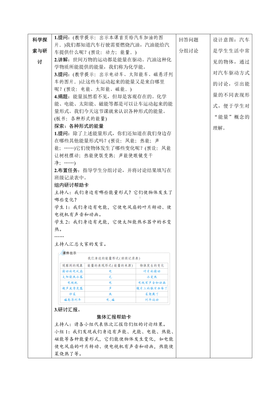 新教科版2022-2023六年级科学上册第四单元《能量》全部教案（共7课时）.docx_第2页