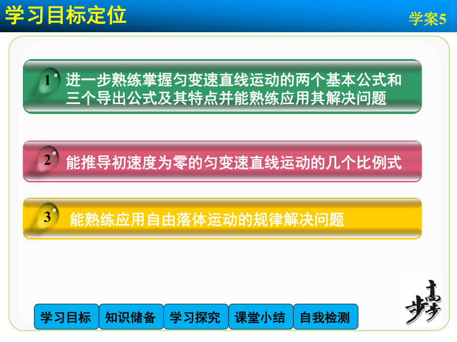 高中物理（沪科版）必修一学案配套课件：第2章 学案5 习题课：匀变速直线运动的规律总结.ppt_第2页