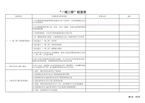 一线三排工作落实检查表参考模板范本.xlsx