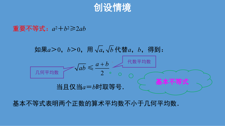 2.2基本不等式第一课时ppt课件(共19张PPT)-2022新人教A版（2019）《高中数学》必修第一册.pptx_第2页